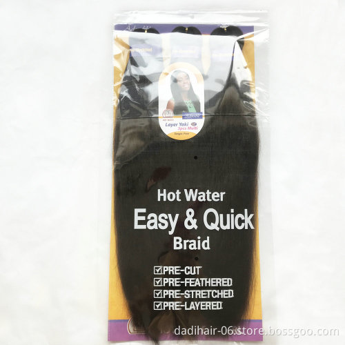 Hot selling 100% Yaki braiding hair wholesale pre-stretched braid